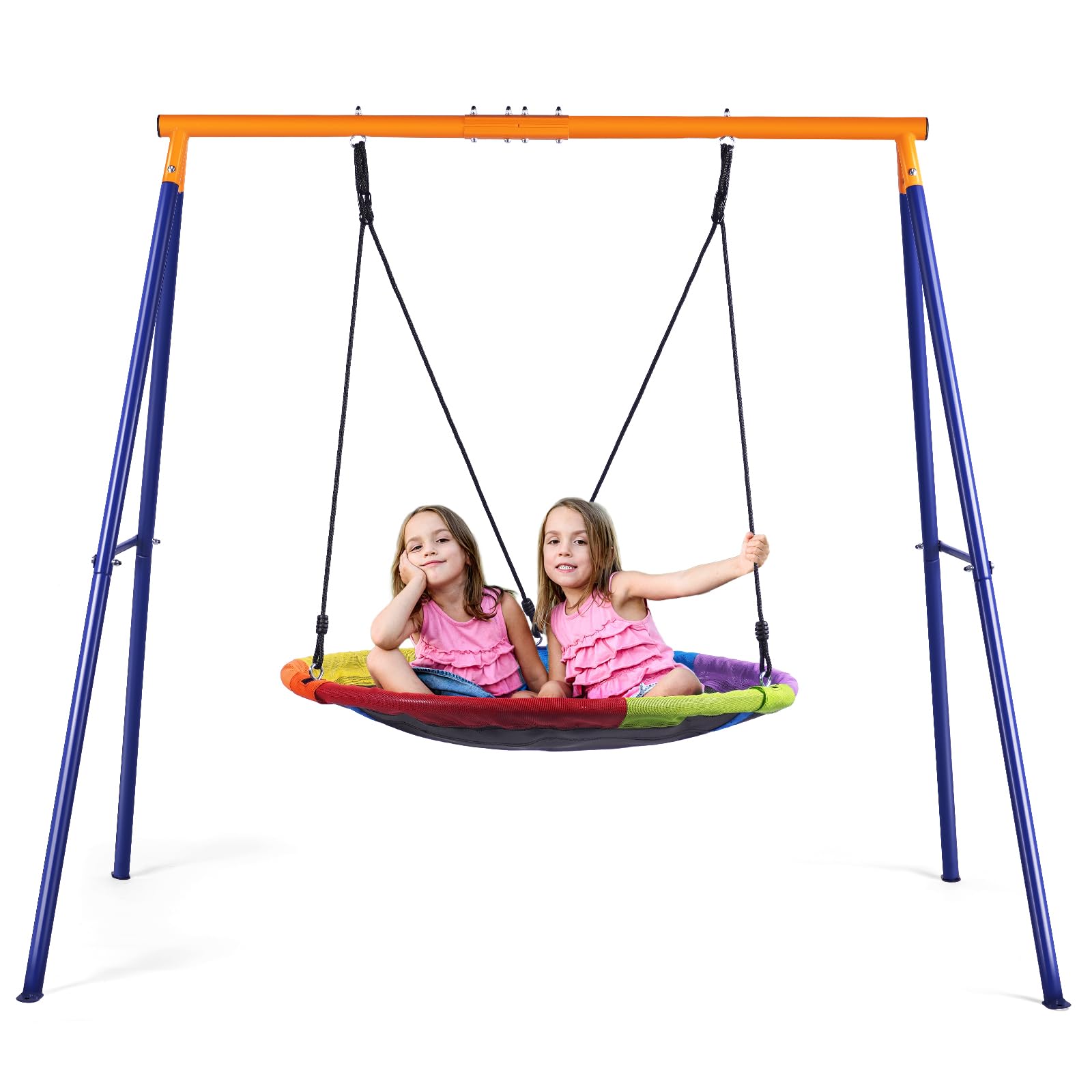 【東京西多摩 】 Swing 750ml 2本セット Rebo Pink Metal Swing w/ Climbing Frame & 2 Swing Seats